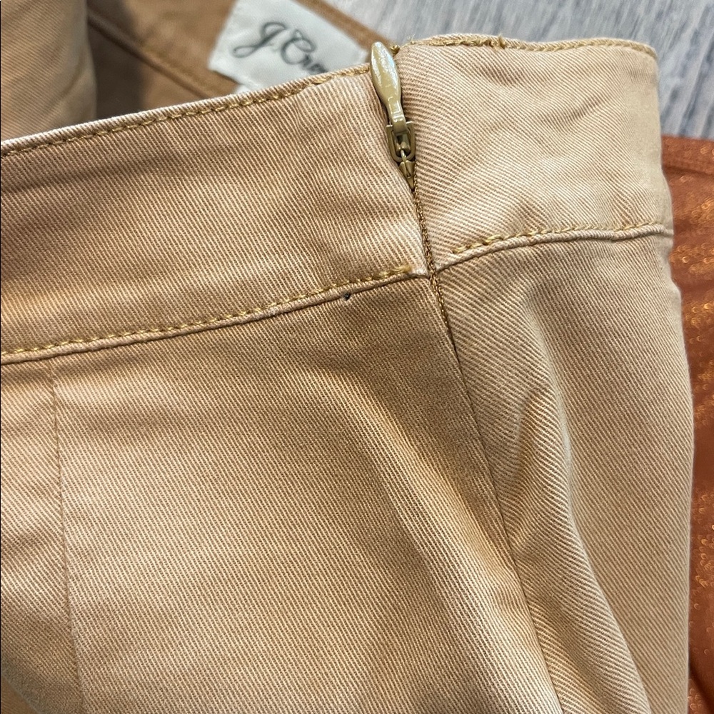 NWT J.‎ Crew Pleated chino mini skirt Size 2 - Picture 4 of 8